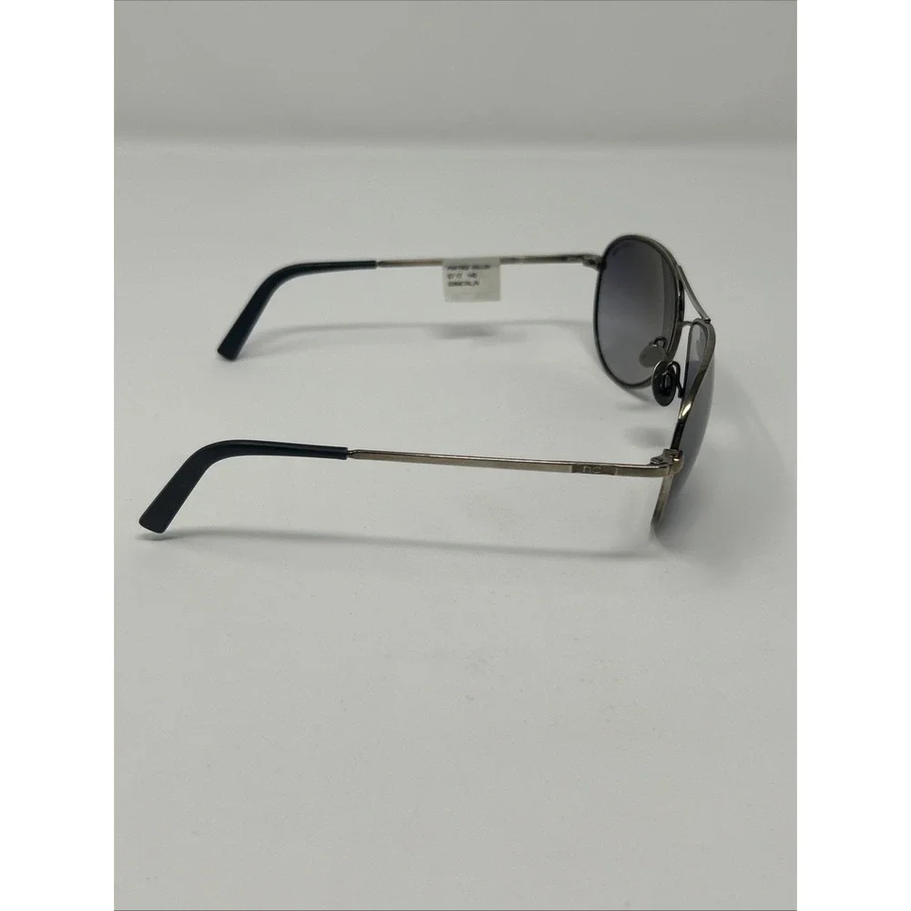 NWT Norman Childs PANTHER HOLLOW Sunglasses 57-17-140 Aviator Silver Frames